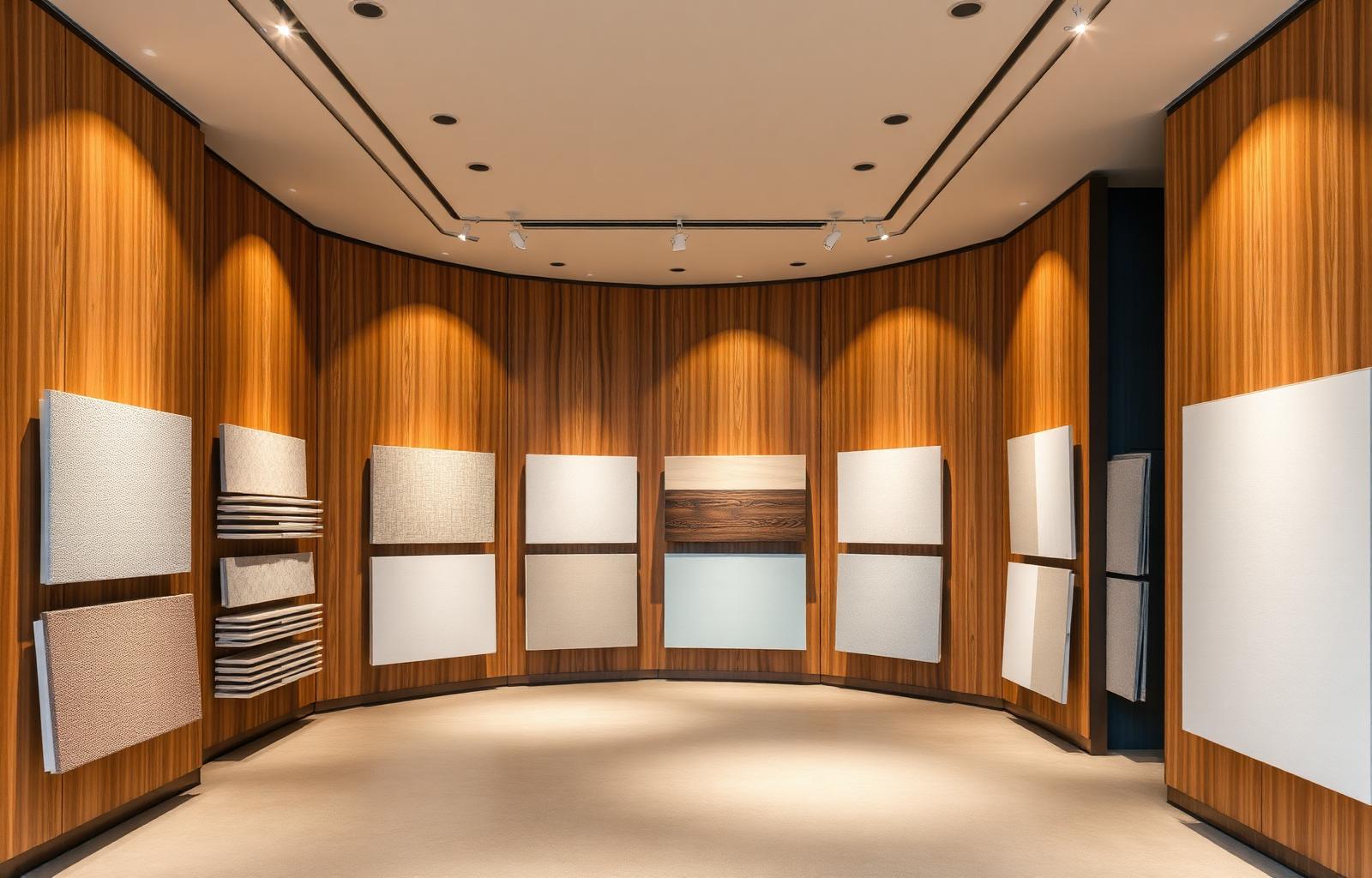 Showroom ArtePlana com painéis acústicos